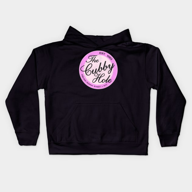 Defunct The Cubby Hole 80s Lesbian Nightclub NYC Kids Hoodie by darklordpug